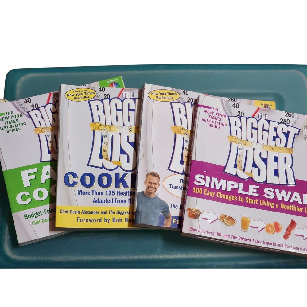 Rodale The Biggest Loser Cookbook Set 4 Books Mixed Bundle